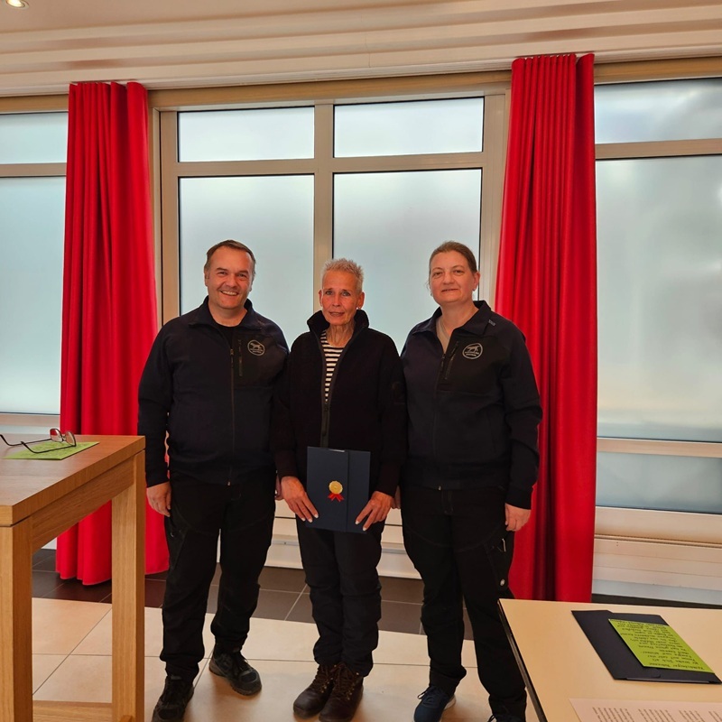 Christine Niklaus, Mantrailing-Instruktorin im Mantrailing-Zentrum Meiringen